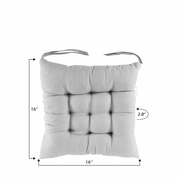 4PCS Chair Seat Garden Pads Furniture Dining Patio Outdoor Tie On Cushions 40cm - Vogue Vista UK