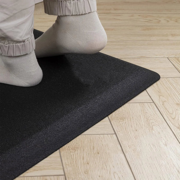 Anti Fatigue Floor Mat 20MM Thick Cushioned Kitchen Comfort Mat Waterproof Non-Slip Standing Desk Mat PVC Ergonomic Foam Mat - Vogue Vista UK