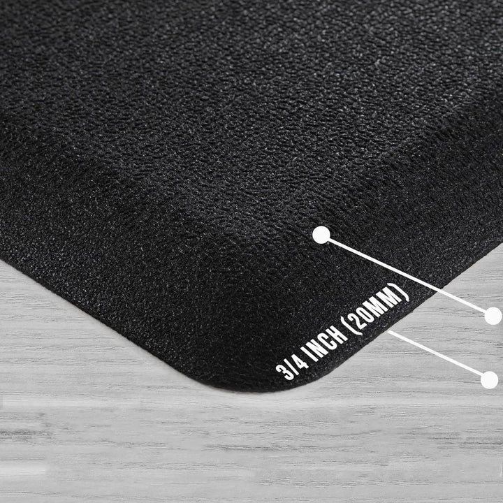 Anti Fatigue Floor Mat 20MM Thick Cushioned Kitchen Comfort Mat Waterproof Non-Slip Standing Desk Mat PVC Ergonomic Foam Mat - Vogue Vista UK