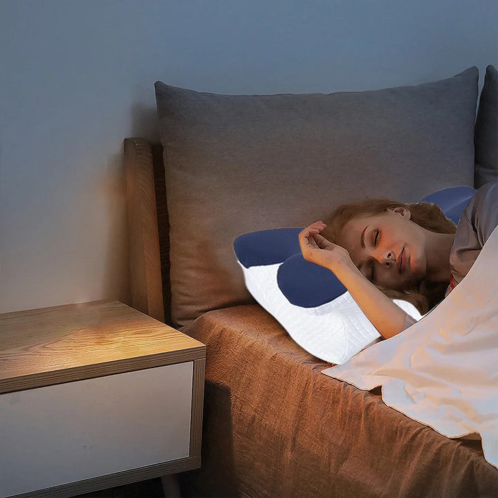 Comfortable Side Sleeping Butterfly Pillow Ergonomic Slow Rebound Memory Foam Pillow Neck Protection Sleeping Orthopedic Pillow - Vogue Vista UK