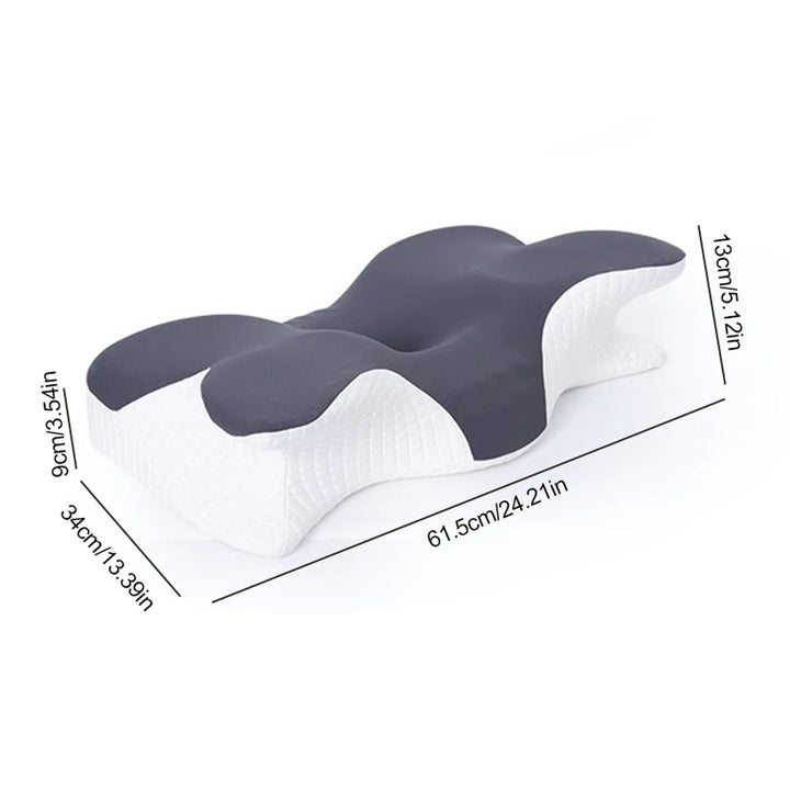 Comfortable Side Sleeping Butterfly Pillow Ergonomic Slow Rebound Memory Foam Pillow Neck Protection Sleeping Orthopedic Pillow - Vogue Vista UK