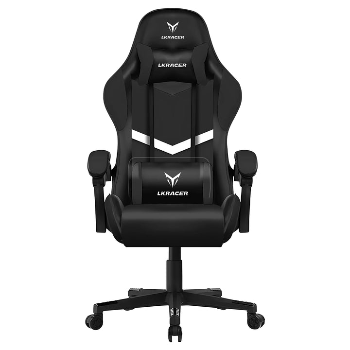 LUCKRACER Gaming Chair, Massage Ergonomic Computer Chair with Lumbar Support High Back Height Adjustable Gaming Chair - Vogue Vista UK