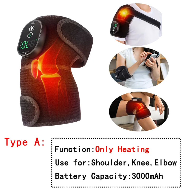 Wireless Electric Heating Shoulder Protection Knee Pad Hot Compress Elbow Joint Support Warming Shoulder Brace Arthritis Relief - Vogue Vista UK