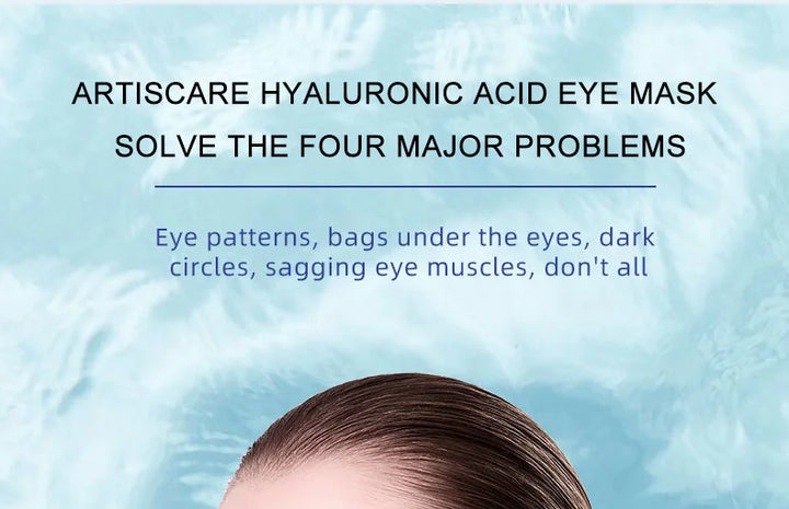 ARTISCARE Hyaluron Acid Eye Masks 60pcs for Removal Puffiness Dark Circles Moisturizing Fade Wrinkles Collagen Gel Eye Patches - Vogue Vista UK