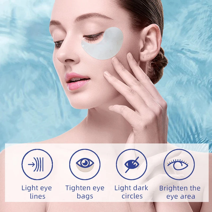 ARTISCARE Hyaluron Acid Eye Masks 60pcs for Removal Puffiness Dark Circles Moisturizing Fade Wrinkles Collagen Gel Eye Patches - Vogue Vista UK