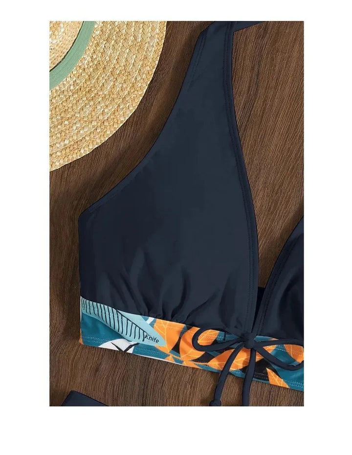 Sexy Ladies' Bikini Swimsuit Separate Print Flat Briefs Swimwear Trendy New Arrival from Mainland China Women's Fashion Bikini S - Vogue Vista UK