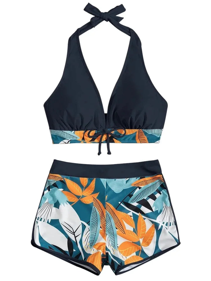 Sexy Ladies' Bikini Swimsuit Separate Print Flat Briefs Swimwear Trendy New Arrival from Mainland China Women's Fashion Bikini S - Vogue Vista UK