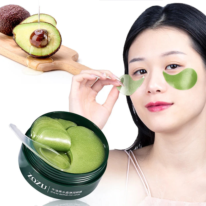 240pcs=120pairs Eye patches Hyaluron Acid & Gold & Seaweed & Black Pearl Hydrating Moisturizing Crystal Collagen Gel Eye Mask - Vogue Vista UK