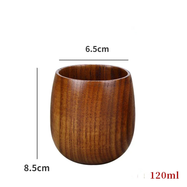Japanese Wooden Bowls Jujube Wood Children Baby Adults Small Soup Bowls Solid Wood Salad Bowls Retro Household Tableware - Vogue Vista UK