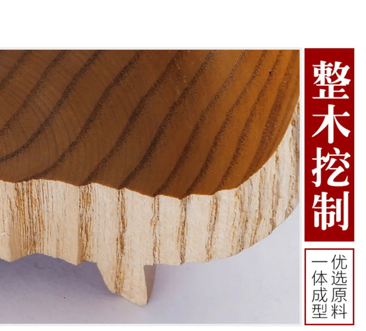 Japanese Wooden Bowls Jujube Wood Children Baby Adults Small Soup Bowls Solid Wood Salad Bowls Retro Household Tableware - Vogue Vista UK