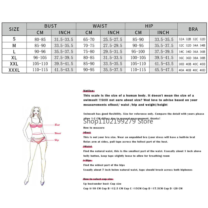2025 Sexy Bikini Set High Waist Golden Printed Women Swimwear Push Up Bikinis Swimsuit Female Biquini Bathing Suit - Vogue Vista UK