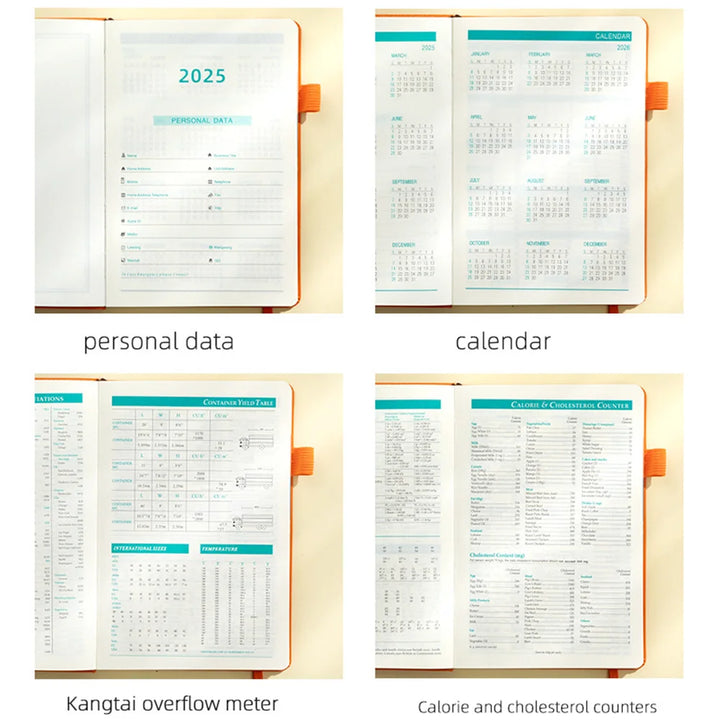 2025 Planner Weekly and Monthly Planner A5 Schedule Notebook Weekly & Monthly Agenda Planner for Office Home and School Supplies - Vogue Vista UK