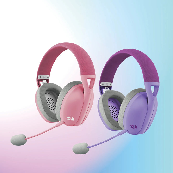 Redragon H848 Headset Bluetooth Wireless Gaming Lightweight 7.1 Surround Sound 40MM Drivers Detachable Microphone Multi Platform - Vogue Vista UK