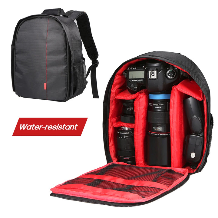 Outdoor Small DSLR Digital Camera Video Backpack Water-resistant Multi-functional Breathable Camera Bags - Vogue Vista UK