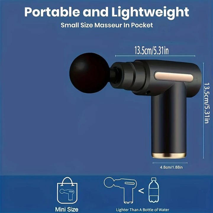 Sejoy Massage Gun Percussion Muscle Fascial Gun 10 Speed Deep Muscle Vibration Tissue Percussion Massager - Vogue Vista UK