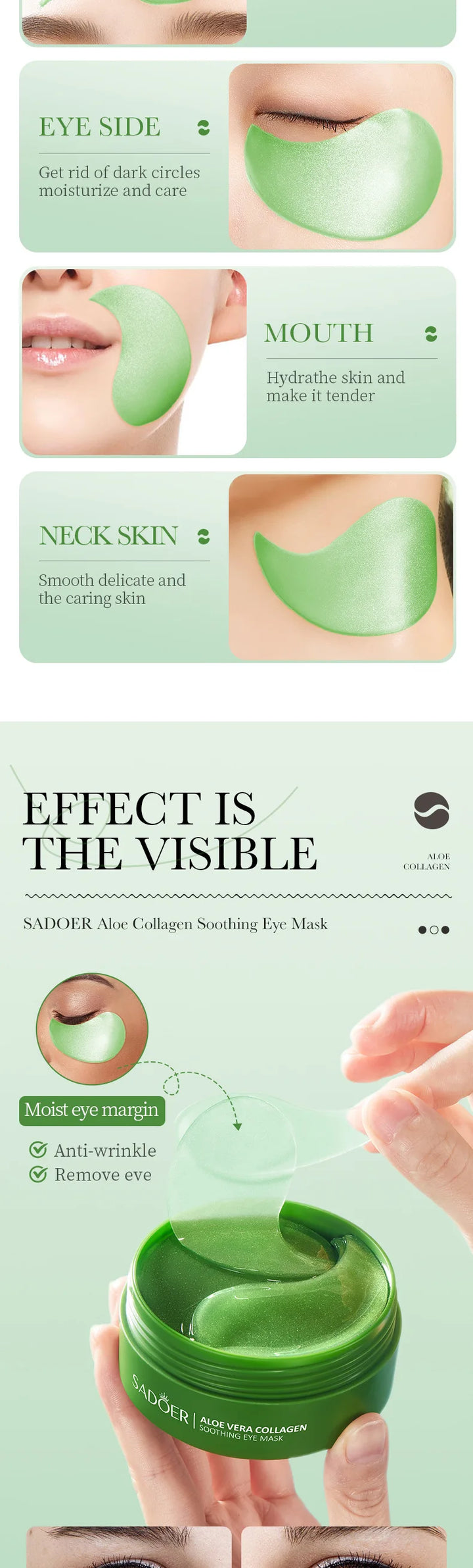 60pcs/box Starry Eye Mask, Beauty Under Eye Masks - Contains Bamboo Charcoal And Collagen, Firming And Rejuvenating Eye Skin - Vogue Vista UK