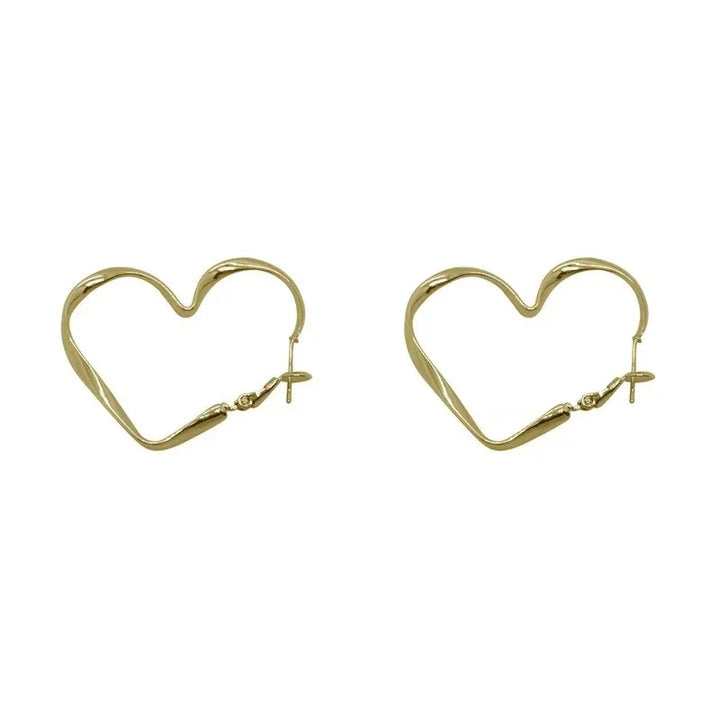2Pcs Irregular Geometric Earrings for Women, New Trendy and Personalized Design Internet Famous Earring With Simple Temperament - Vogue Vista UK