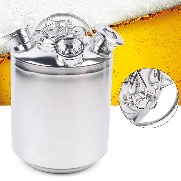 10L Beer Cleaning Machine Can 3-head Cleaning Keg Storage Barrel Refrigerated Container Kitchen Stainless Steel Food Storage - Vogue Vista UK