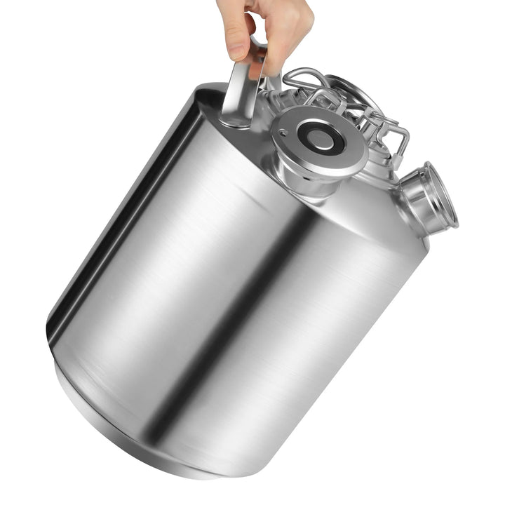 10L Beer Cleaning Machine Can 3-head Cleaning Keg Storage Barrel Refrigerated Container Kitchen Stainless Steel Food Storage - Vogue Vista UK