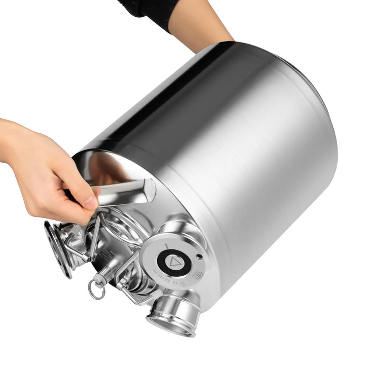 10L Beer Cleaning Machine Can 3-head Cleaning Keg Storage Barrel Refrigerated Container Kitchen Stainless Steel Food Storage - Vogue Vista UK