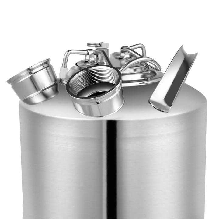 10L Beer Cleaning Machine Can 3-head Cleaning Keg Storage Barrel Refrigerated Container Kitchen Stainless Steel Food Storage - Vogue Vista UK