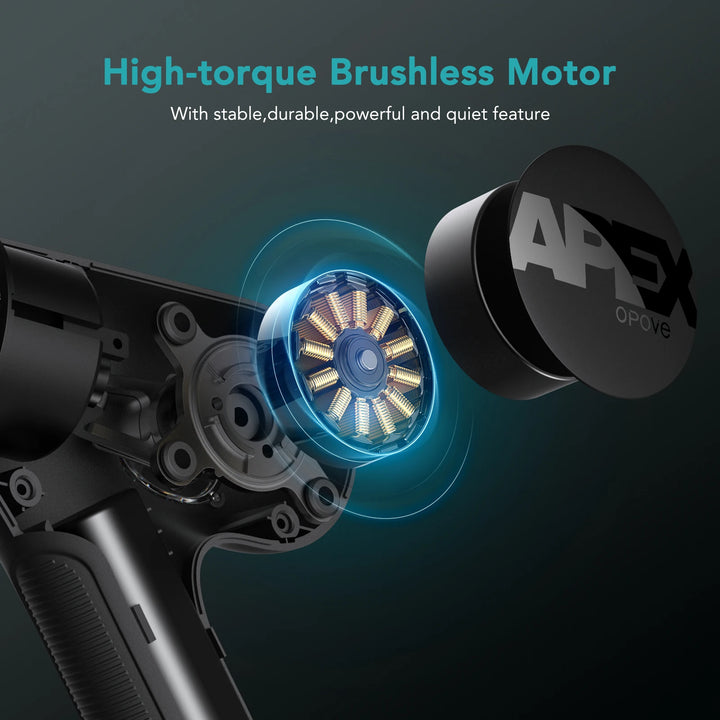 opove Apex Deep Tissue Massage Gun 14.5mm Percussion Muscle Massager for Fascia Workout Pain Relief Recovery Relaxation Free Shi - Vogue Vista UK