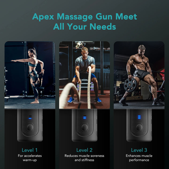 opove Apex Deep Tissue Massage Gun 14.5mm Percussion Muscle Massager for Fascia Workout Pain Relief Recovery Relaxation Free Shi - Vogue Vista UK
