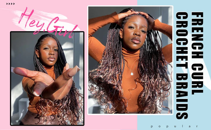 Synthetic Curl Crochet Hair Braids Goddess Box Braids Crochet Hair Pre Looped Pre twisted Crochet Box Braids with Curly Ends - Vogue Vista UK