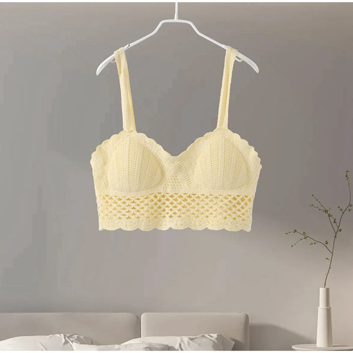 Sexy Beading Halter Bikini Mini Skirt Sets Women Backless Twist Crop Top High Waist Hip Package Skirts 2025 Spring Lady Outfit - Vogue Vista UK