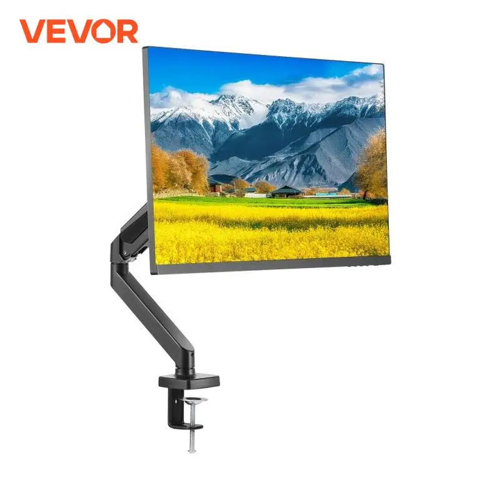 VEVOR Single/ Dual/ Triple Monitor Mount for Screens Gas Spring Monitor Arm Desk Mount with C-Clamp and Grommet Mounting Base - Vogue Vista UK