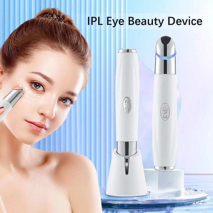 EMS Micro-current Neck Face Beauty Device LED IPL Skin Rejuvenation Cleaning Double Chin Removal Facial Lifting Firming Massager - Vogue Vista UK