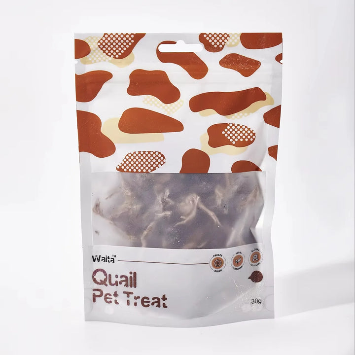 Dried Quail 30g Premium Pet Treats Cat Dog High Protein Nutrient - Vogue Vista UK