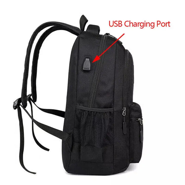 Men Women Boys Laptop Backpack Waterproof Large Mens Rucksack Travel School Bag - Vogue Vista UK