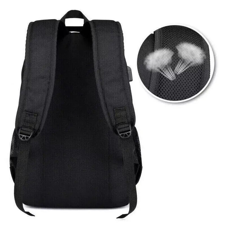 Men Women Boys Laptop Backpack Waterproof Large Mens Rucksack Travel School Bag - Vogue Vista UK