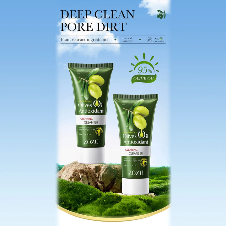 Olive Oil Antioxidant Skin Care Set 6-in-1With Facial Cleanser, Face Cream, Eye Cream, Lotion,Toner,Serum,Care Travel Facial Kit - Vogue Vista UK