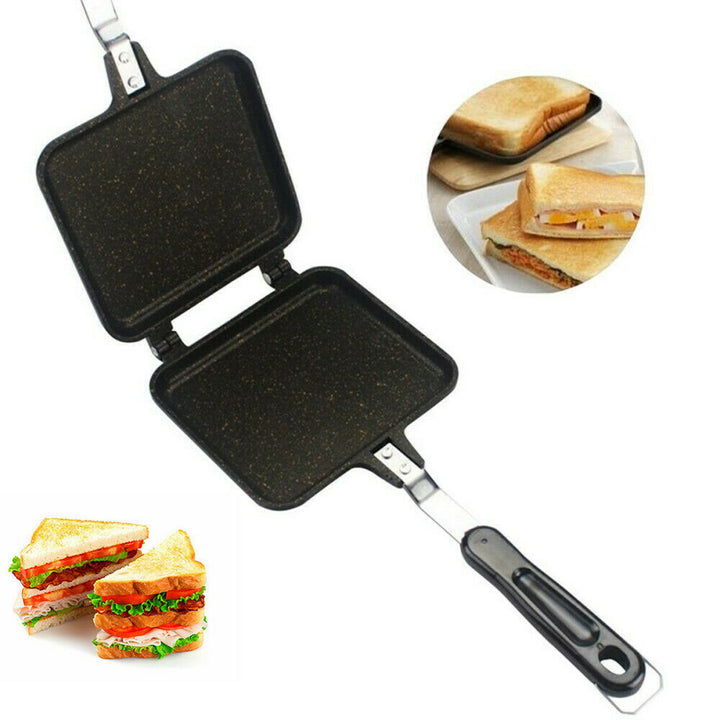 Sandwich Toastie Maker Toaster Machine Breakfast Non-stick Camping Stove Toaster - Vogue Vista UK