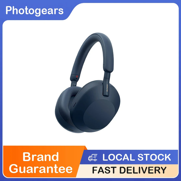 Sony WH-1000XM5 Noise Cancelling Wireless Over-Ear Headphones, Bluetooth, Clear Call Quality, Hi-Res, Up to 30hr Battery Life, Q - Vogue Vista UK