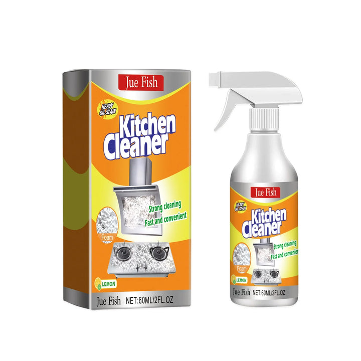 Jue Fish kitchen foam cleaner household kitchen range hood heavy oil stain foam cleaner oil stain - Vogue Vista UK