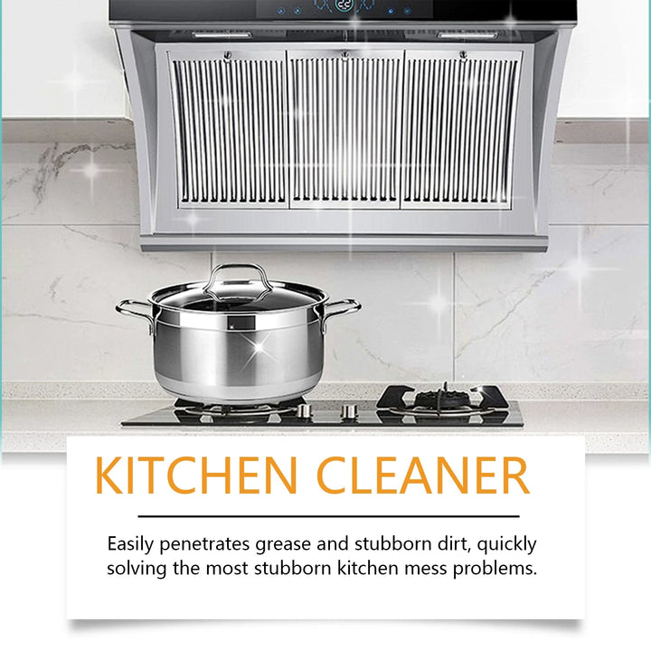 Jue Fish kitchen foam cleaner household kitchen range hood heavy oil stain foam cleaner oil stain - Vogue Vista UK