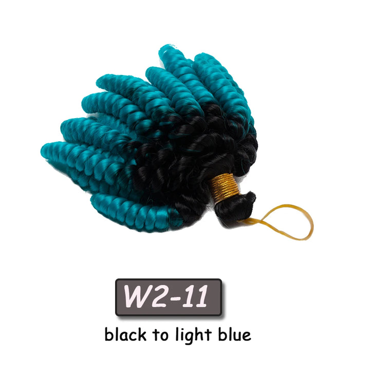 Benehair 6inch Short Jamacican Braids Crochet Hair Synthetic Ombre Black Brown Wine Red Curly Crochet braids for black women - Vogue Vista UK