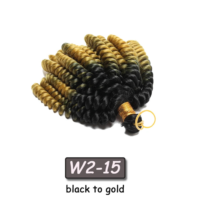 Benehair 6inch Short Jamacican Braids Crochet Hair Synthetic Ombre Black Brown Wine Red Curly Crochet braids for black women - Vogue Vista UK