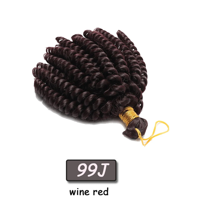Benehair 6inch Short Jamacican Braids Crochet Hair Synthetic Ombre Black Brown Wine Red Curly Crochet braids for black women - Vogue Vista UK