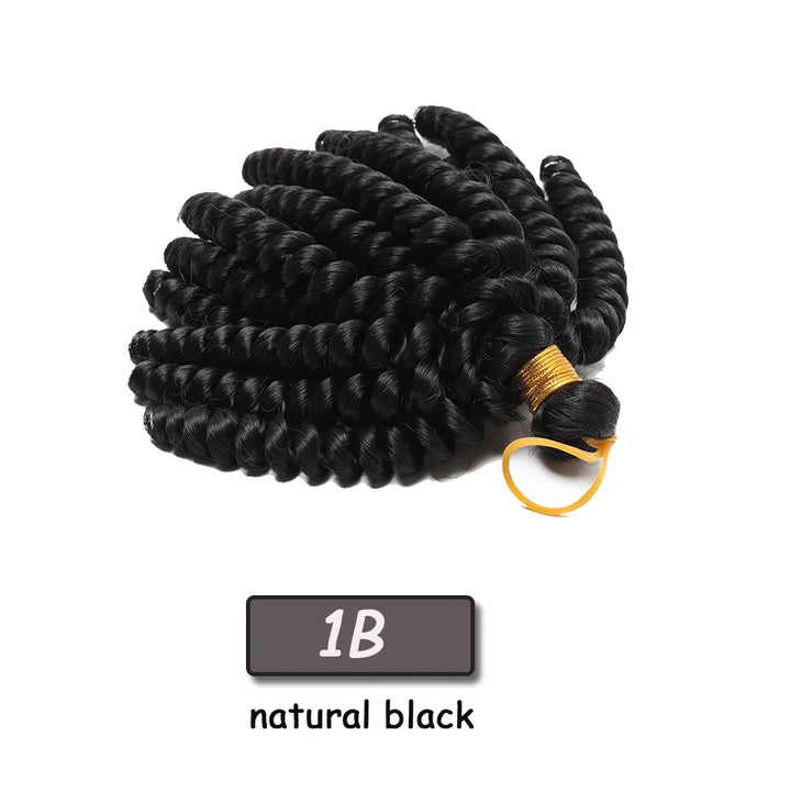 Benehair 6inch Short Jamacican Braids Crochet Hair Synthetic Ombre Black Brown Wine Red Curly Crochet braids for black women - Vogue Vista UK