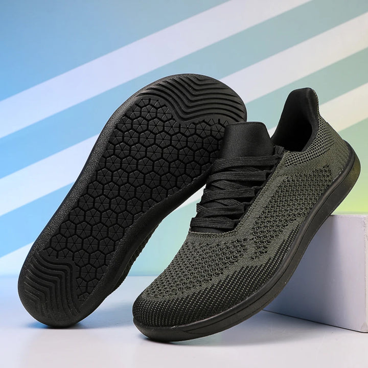 Minimalist Barefoot Shoes Hands Free Wide Toe Cross Trainer Casual Mesh Sneakers Lightweight Trekking Shoes for Hiking Climbing - Vogue Vista UK