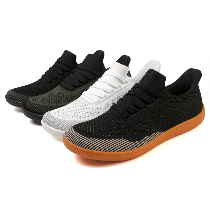 Minimalist Barefoot Shoes Hands Free Wide Toe Cross Trainer Casual Mesh Sneakers Lightweight Trekking Shoes for Hiking Climbing - Vogue Vista UK
