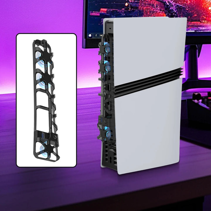 External Quiet Vertical Cooling Fan For PS5 Pro Radiator Efficient - Vogue Vista UK