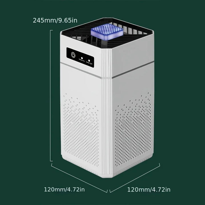 1pc HEPA Air Purifier For  And Office - Removes 99.98% Of Smoke, Dust, And Pet Dander - Digital Display With Night Light - Vogue Vista UK