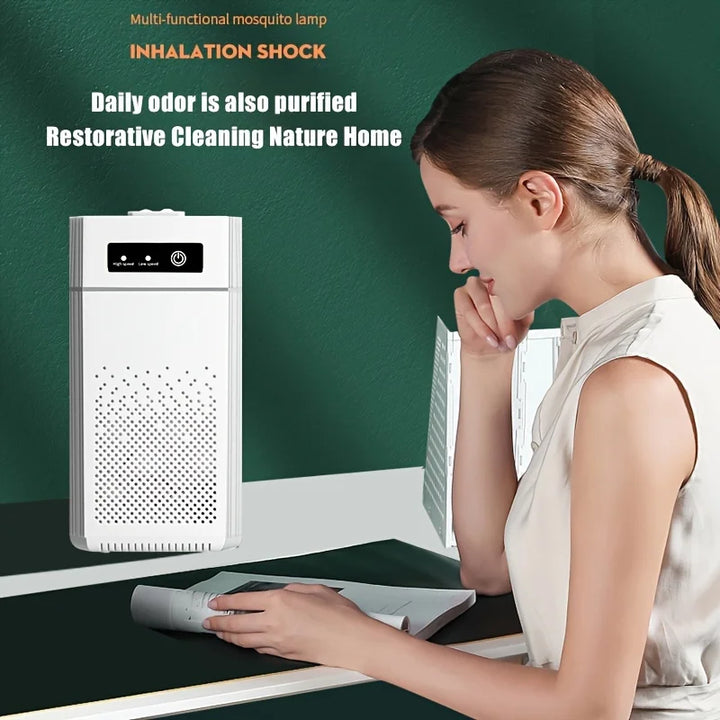 1pc HEPA Air Purifier For  And Office - Removes 99.98% Of Smoke, Dust, And Pet Dander - Digital Display With Night Light - Vogue Vista UK