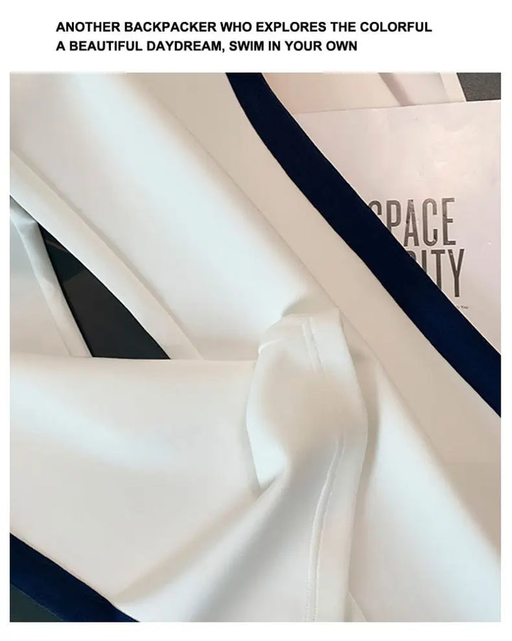 Sports and Leisure Suit Women's Summer Short Sleeved Wide Lapel Loose and Stylish Two-piece Set Juicy Corture Tracksuitpant Sets - Vogue Vista UK