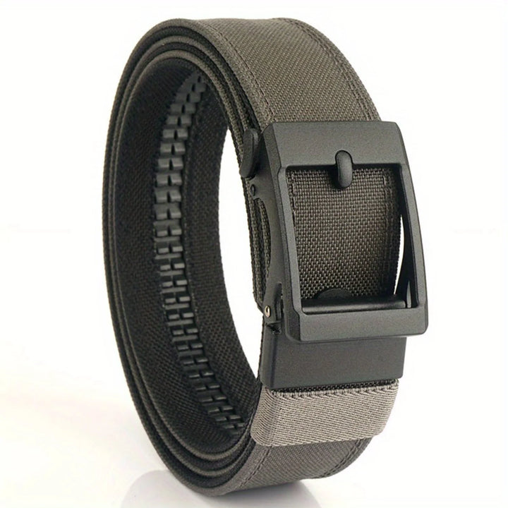 1pc Men's Double Thickened Outdoor Nylon Belt with Automatic Buckle - Multi-functional and Comfortable for Sports and Daily Wear - Vogue Vista UK